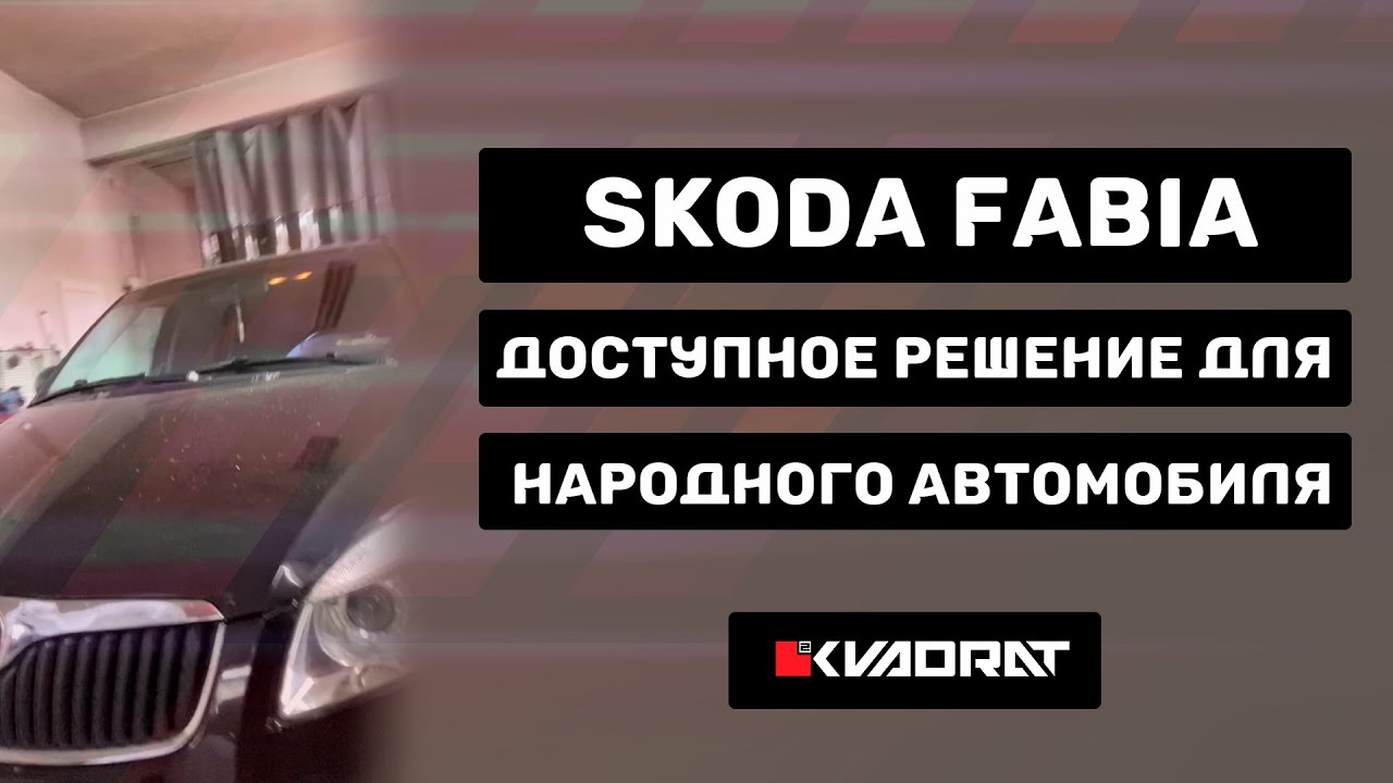 Skoda Fabia - Замена линз.