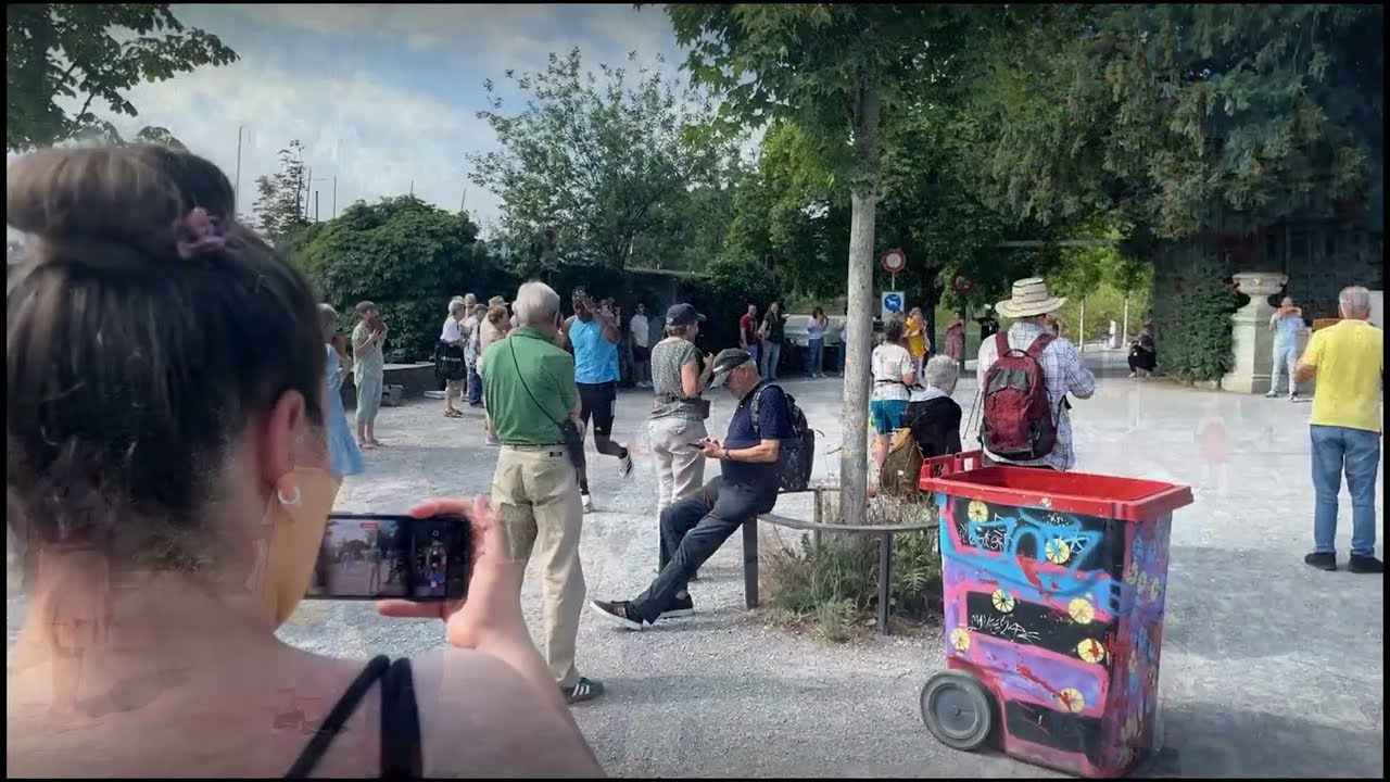 Panflöten Flashmob 5  Juli 2025 in Zürich