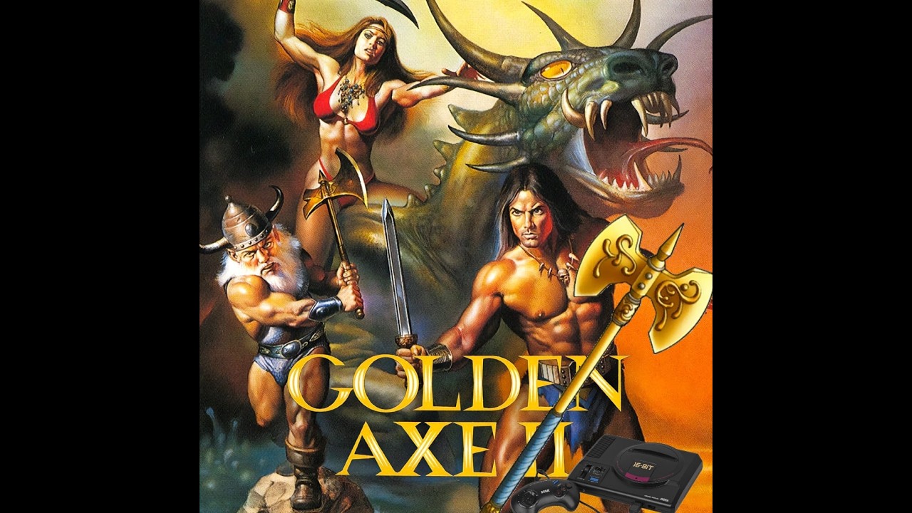 GOLDEN AXE  2  MEGA DRIVER  GAMEPLAY COMPLETA HARD