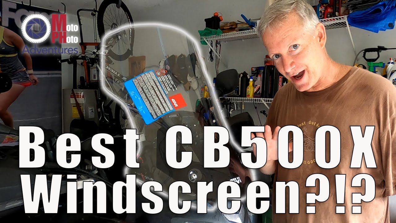 Givi Windshield Install and Review - Honda CB500X
