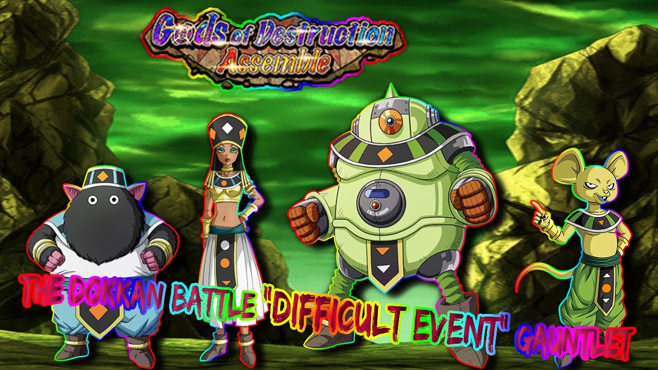 Epic! Transcendent! Gods of Destruction Assemble 1-4 | Dokkan 