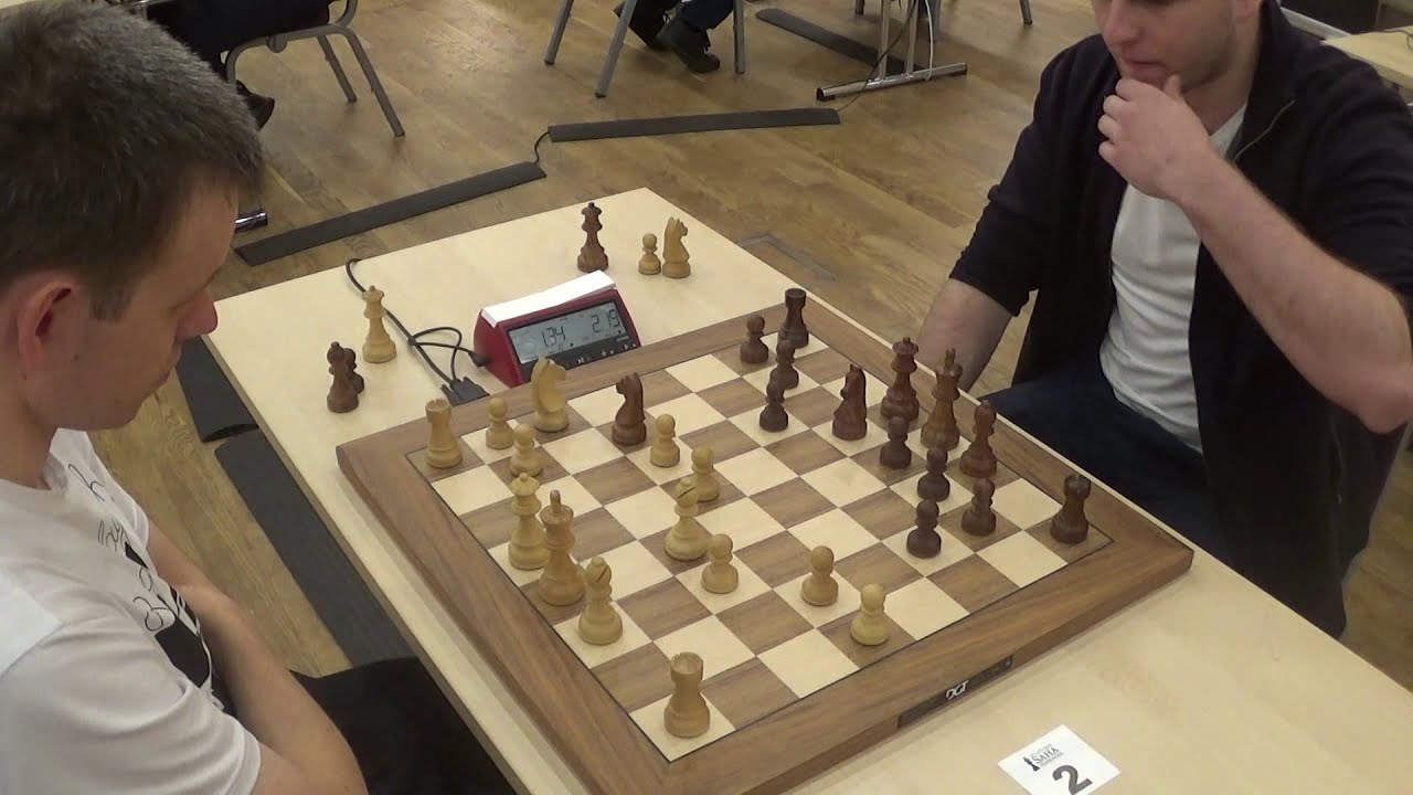 Mutual threats in Aleknine's defense time scramble: Navara - Yuffa, Blitz chess