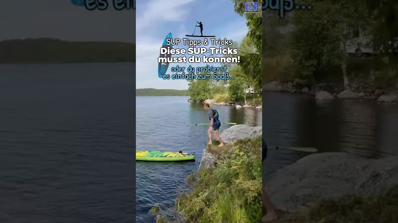 Kannst DU diese 5 SUP-Tricks? | SUP - Stand-Up Paddling  #sup #standuppaddle