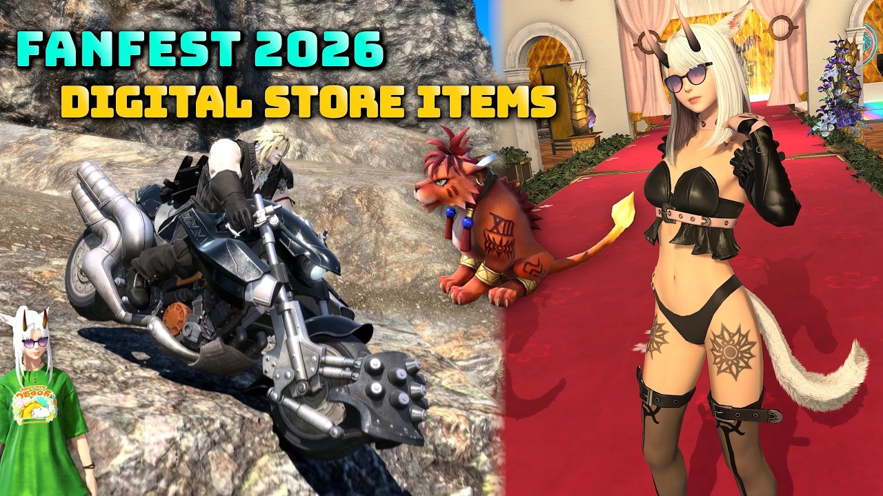 FFXIV: New Fanfest 2026 Digital Store Items!