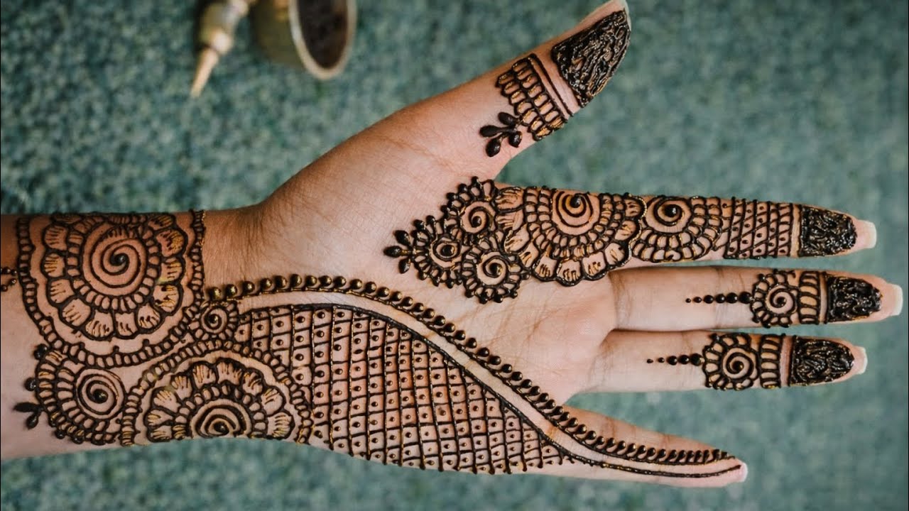 Maharashtra mehndi designs | simple mehndi designs | 🌿🙏💚