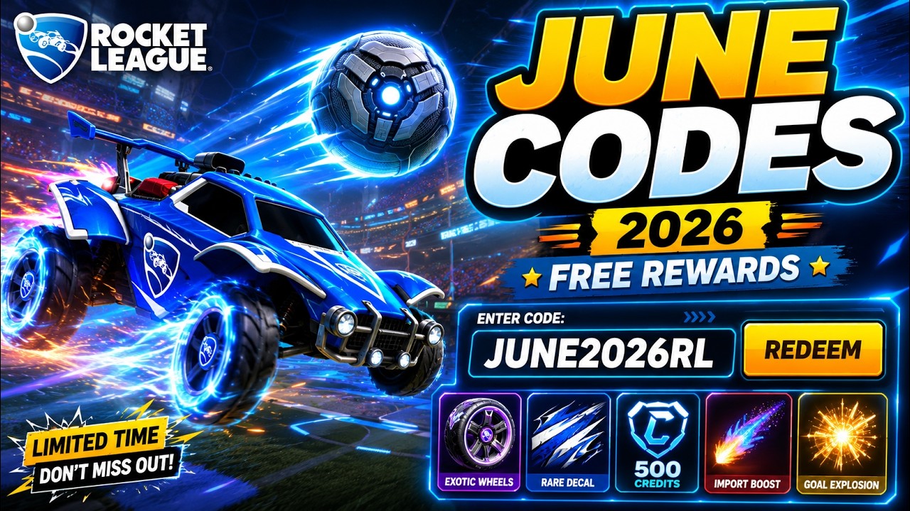 Rocket League June Codes 2026 🔥 New Free Rewards & Redeem Codes