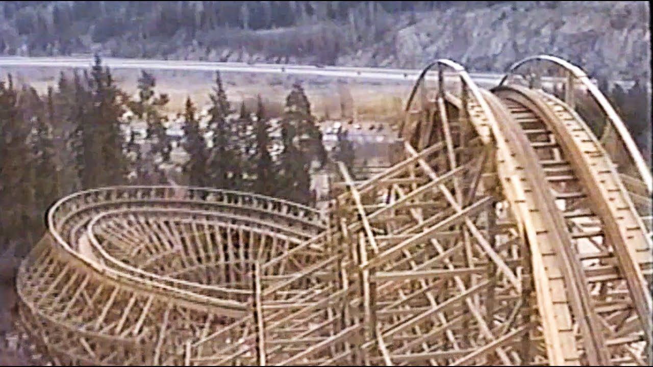 Thundercoaster (2001 Pre-Opening and Opening Day On-Ride POVs) - TusenFryd Norway