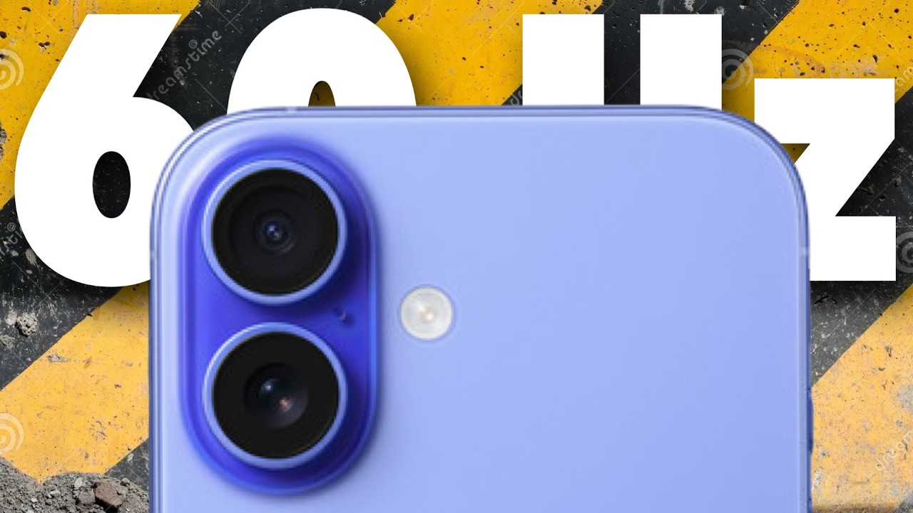 NON BUTTATE SOLDI - iPhone 16 e i 60Hz...