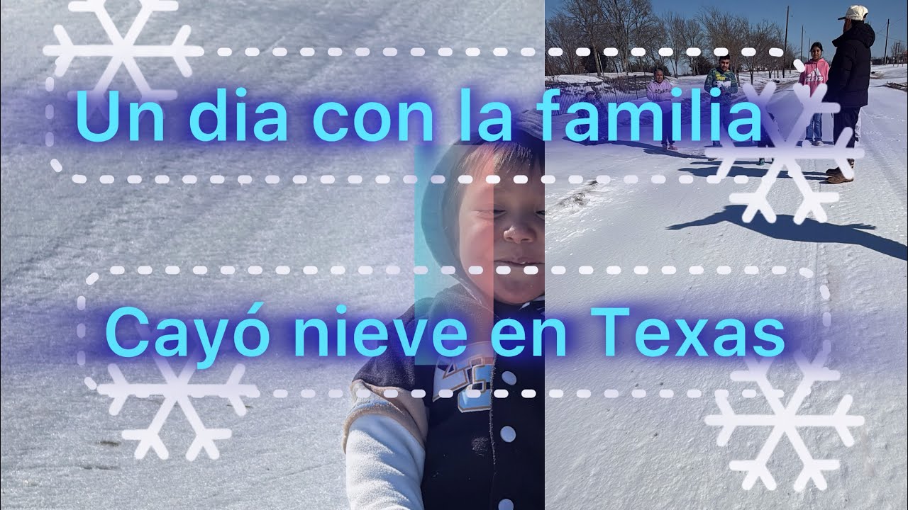 Un día en Familia 🤗 así nos divertimos con la nieve ❄️ #vlogday 