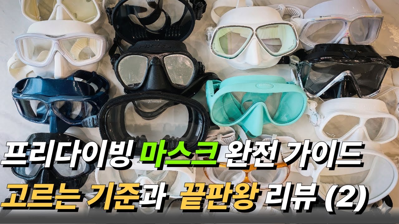 프리다이빙 마스크 완전 가이드 입문자 초보자 중복구매를 막는 제품 기준 추천