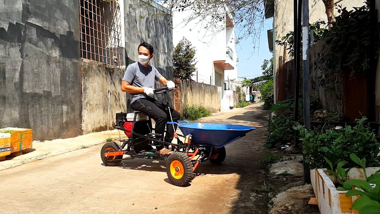 Homemade Wheelbarrow at home - KIM DIY