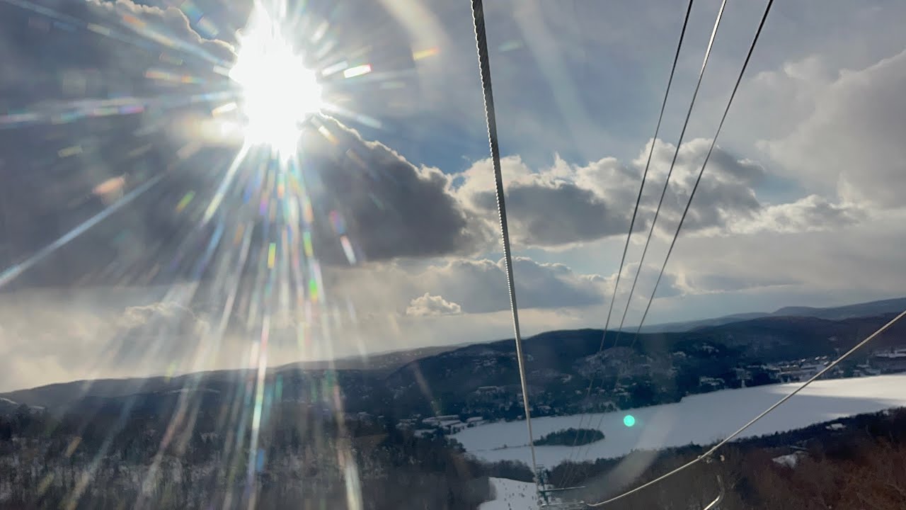 Mont-Tremblant in Winter | Gondola Ride | 北美著名滑雪勝地，加拿大湯布朗山(Mont-Tremblant)纜車觀景