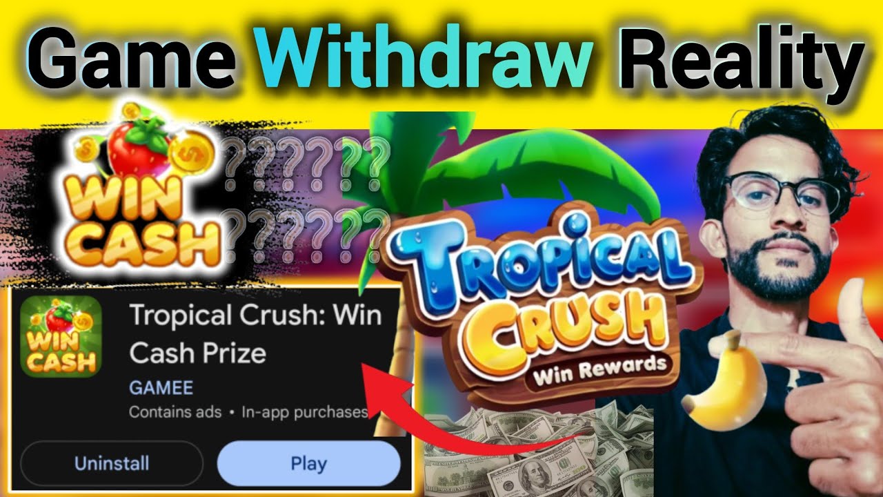 Tropical Crush Win Cash Prizes: Real or Fake? | Honest Review & Withdrawal Proof