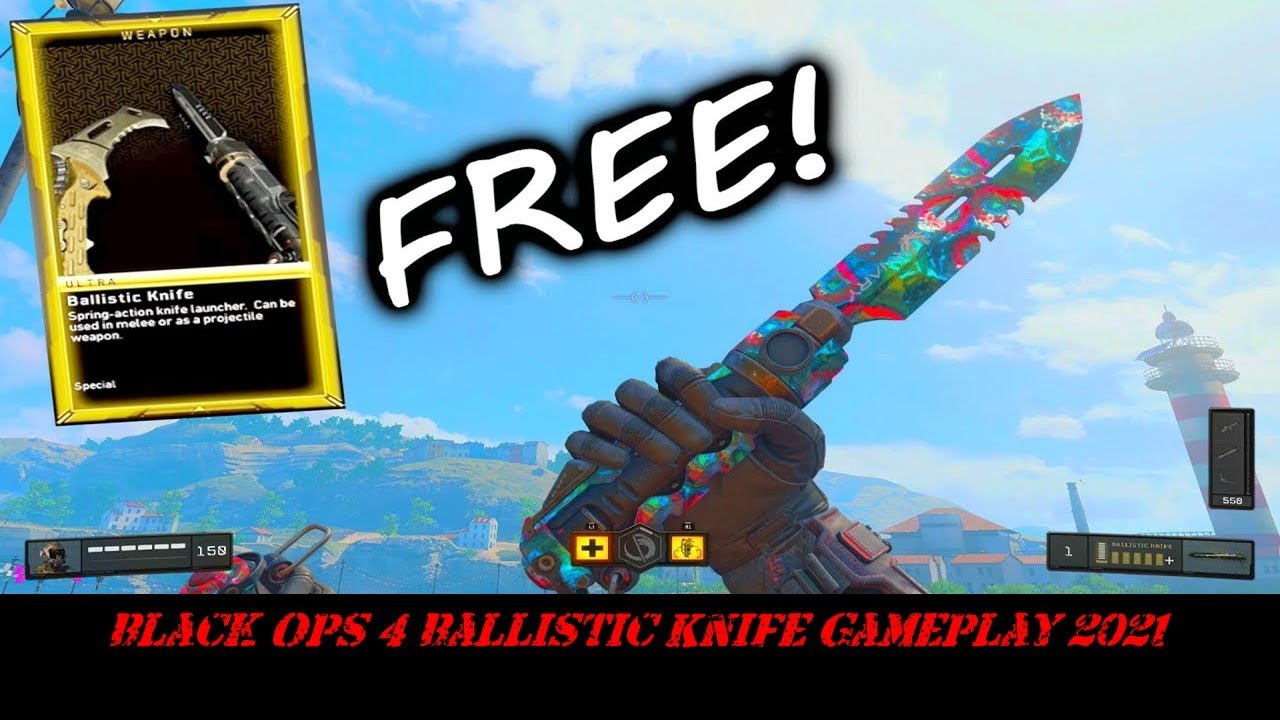 Finally Free Ballistic Knife!|BO4 Knife-Only