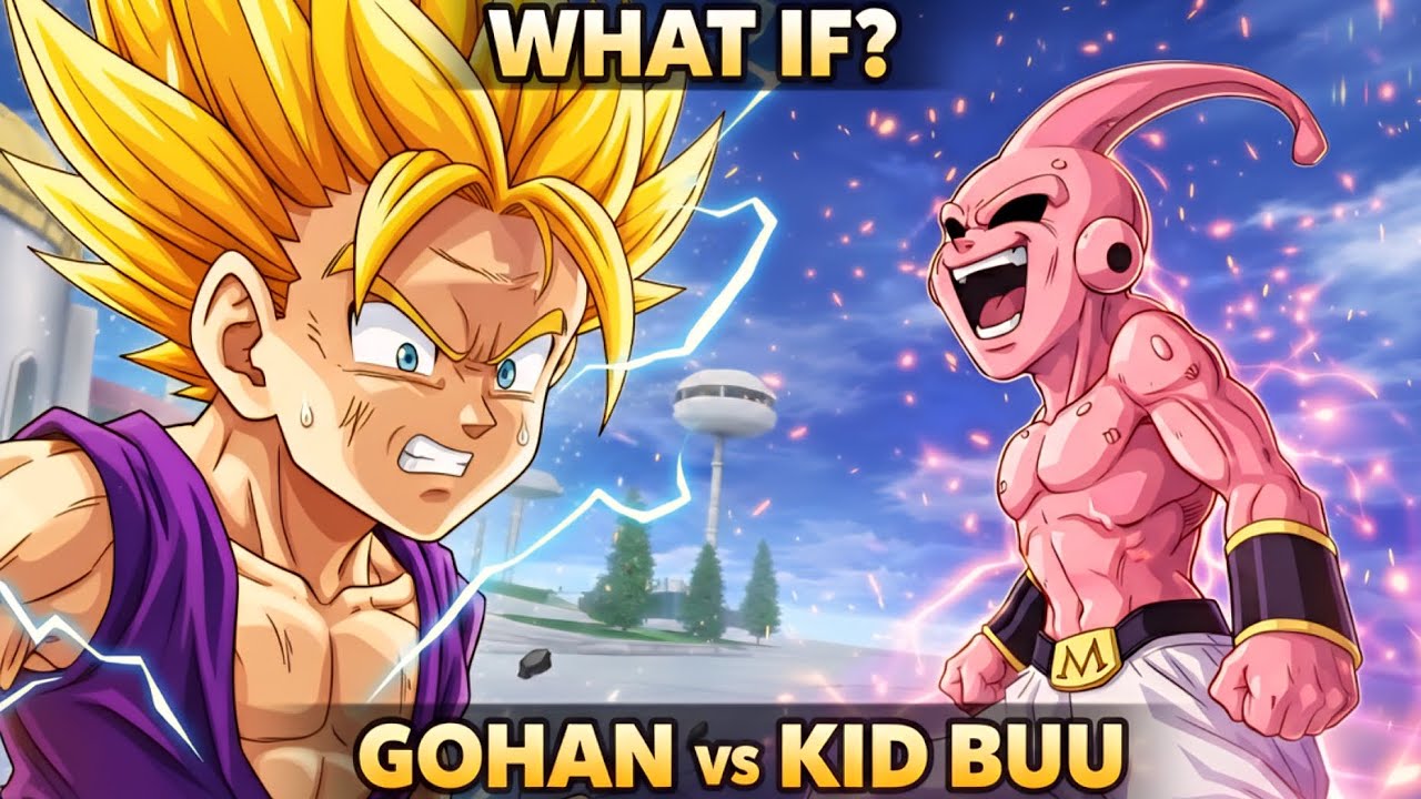 “Kid Buu vs SSJ2 Gohan: I Didn't Expect This Result...”#dragonball #dragonballz #gaming 