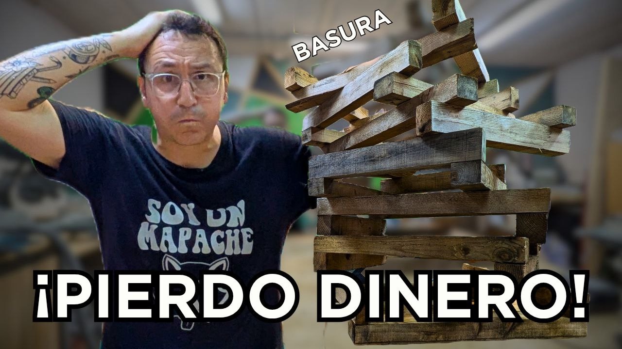 El TABURETE mas Caro del mundo hecho con madera GRATIS 💶