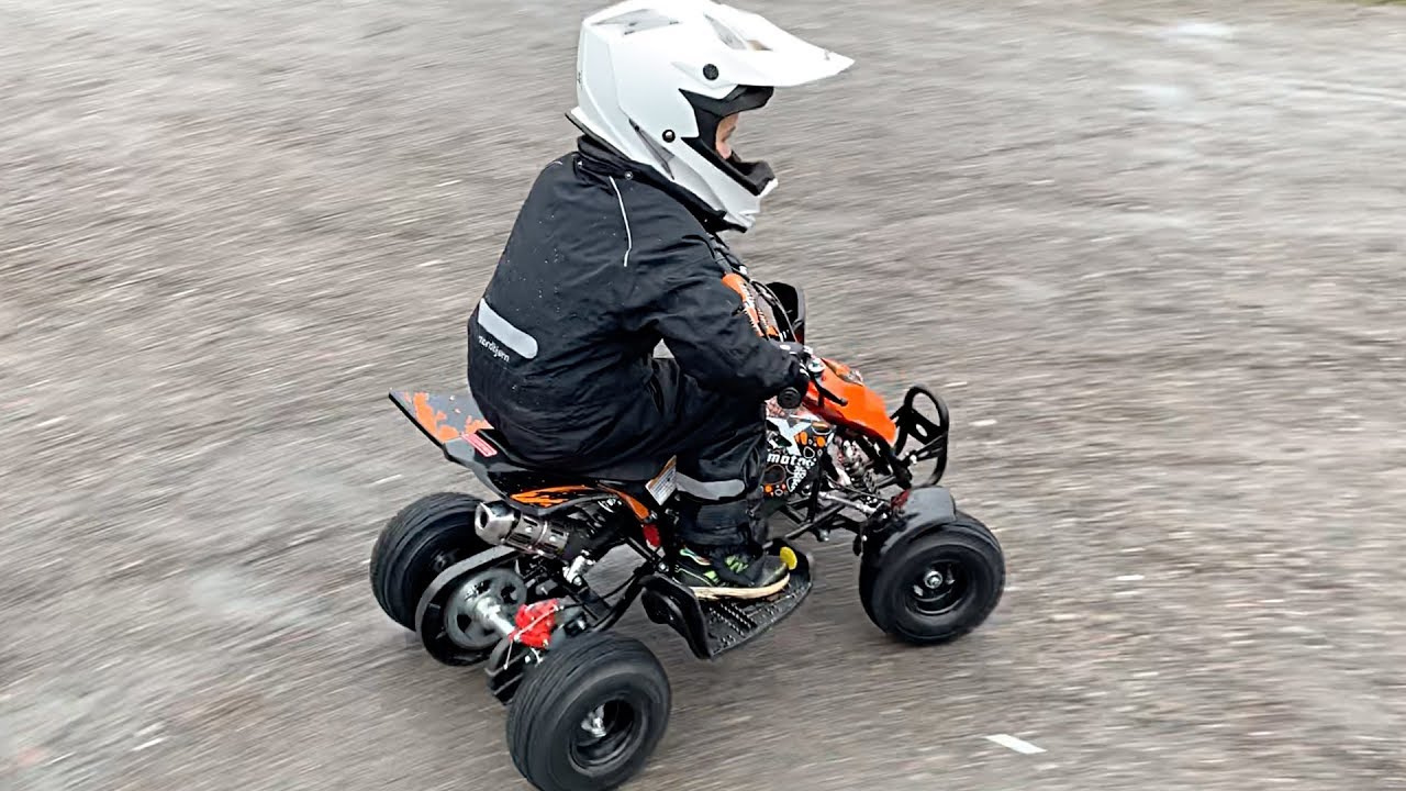 BYGGER EN FYRHJULING TILL MINA BARN! *ATV 49CC*
