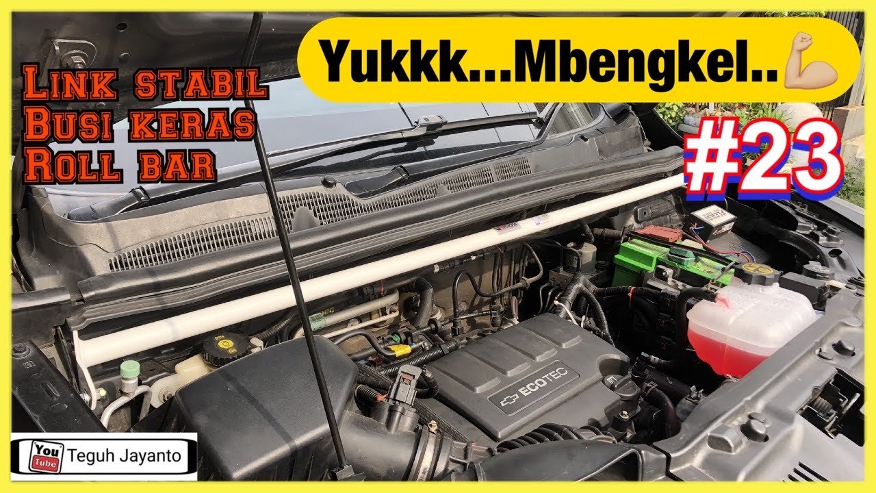 Mbengkel #23 :Ganti Link stabil | Cek Busi | Pasang Roll bar | kamera DVR | Chevy Trax | @om Frangky