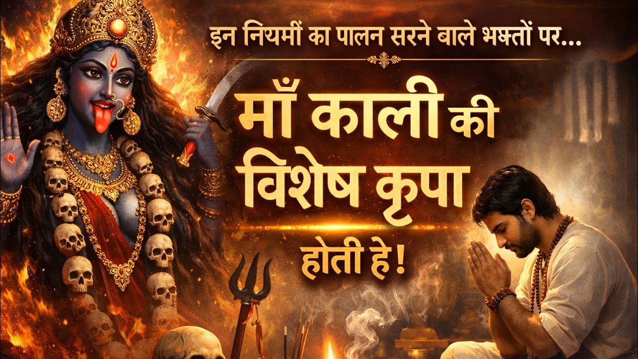 इन नियमों का पालन करने वाले भक्तों पर माँ काली की विशेष कृपा होती है