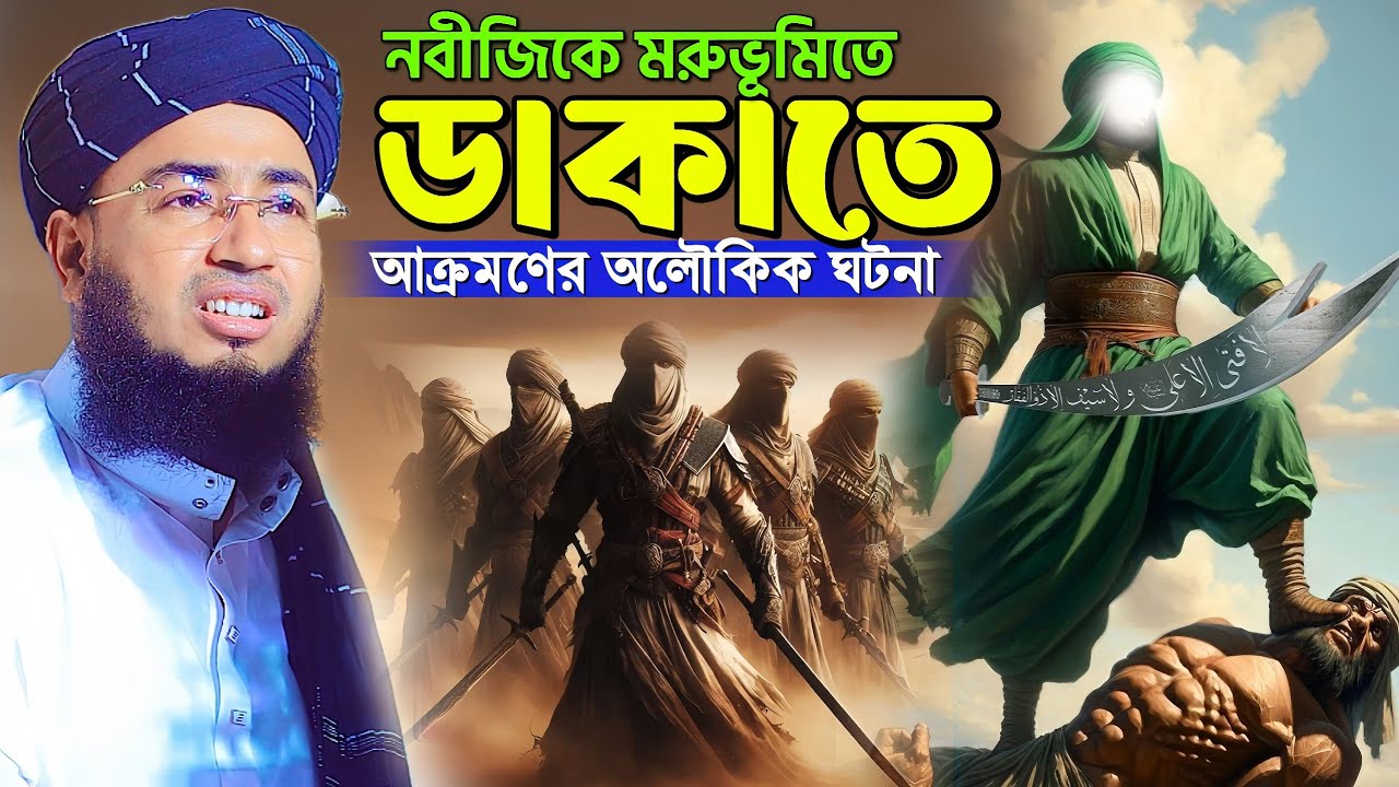 নবীজিকে মরুভূমিতে ডাকাতে আক্রমণের অলৌকিক ঘটনা || Mufti Jahirul Islam Faridi || নতুন ওয়াজ ||