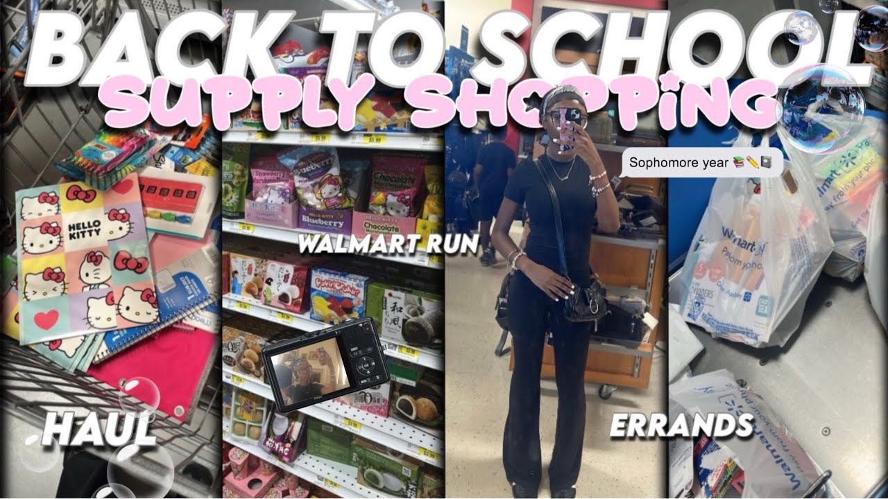 BACK TO SCHOOL SUPPLY SHOPPING + HAUL 2025|| * Sophomore year edition*