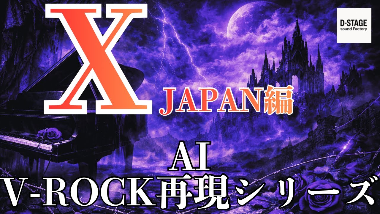 【V-ROCK再現】『CrimsonScar』【XJAPAN/V系/90年代/AI作曲】