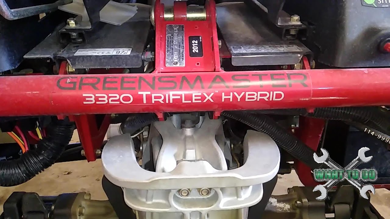 Removing Reel on Toro Triflex Greensmaster Hybrid