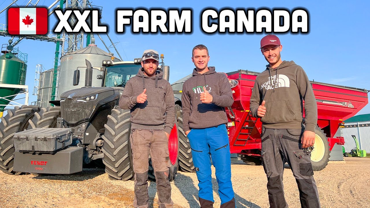 🇨🇦 Je découvre le quotidien de ces FARMER CANADIEN   (J'ai eu la peur de ma vie…)