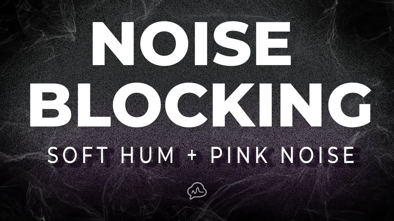 Pink Noise & Soft Hum 🌙 Noise Masking for Sleep (12 Hours, Black Screen)