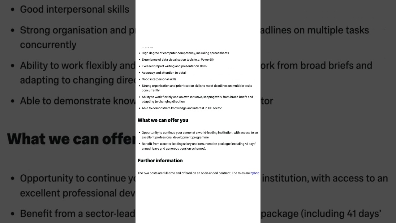 Senior Planning & Insight Analyst Jobs at Imperial College London | £46,614 – £56,345 | UK Jobs 2025