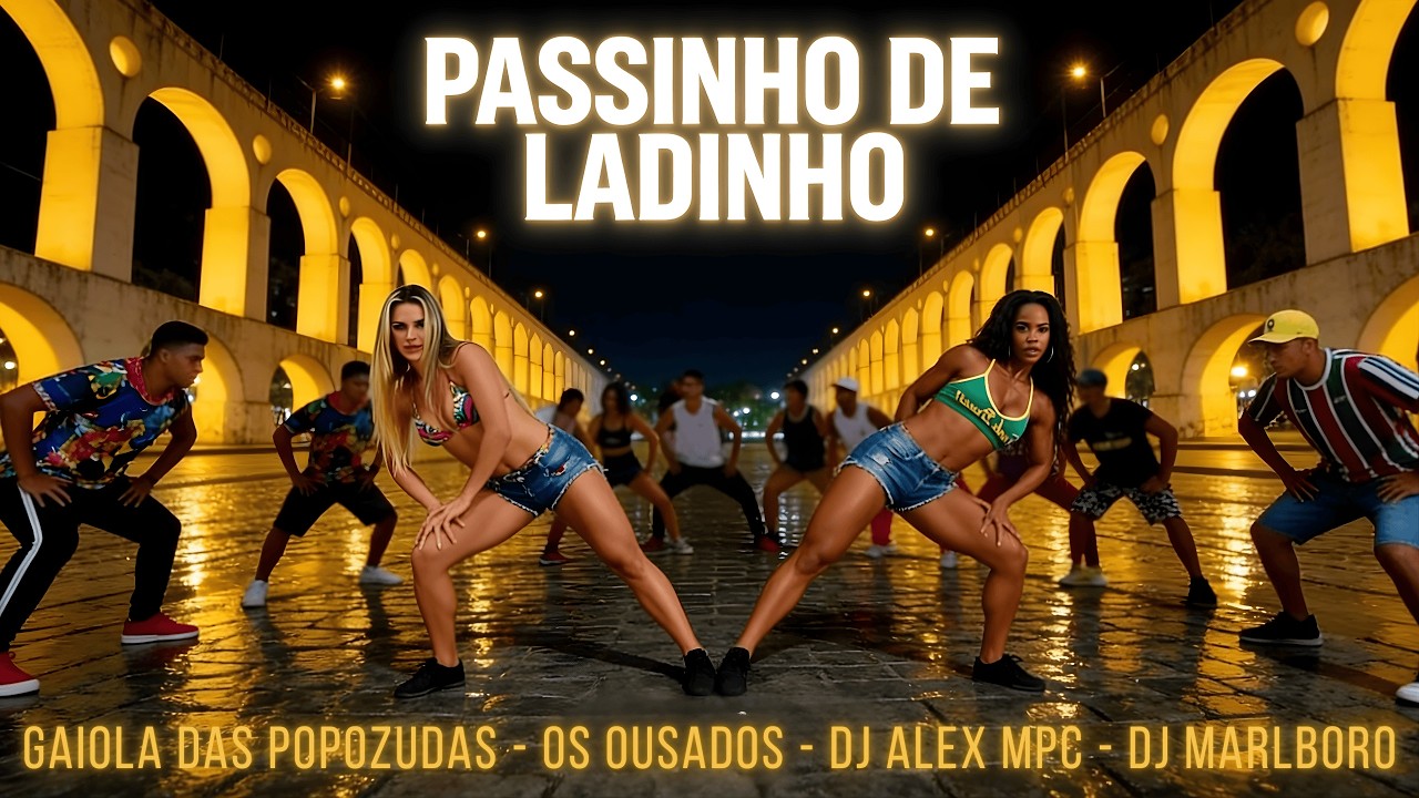 Passinho de Ladinho - Gaiola Das Popozudas - Os Ousados - DJ Alex MPC - DJ Marlboro (Clipe Oficial)