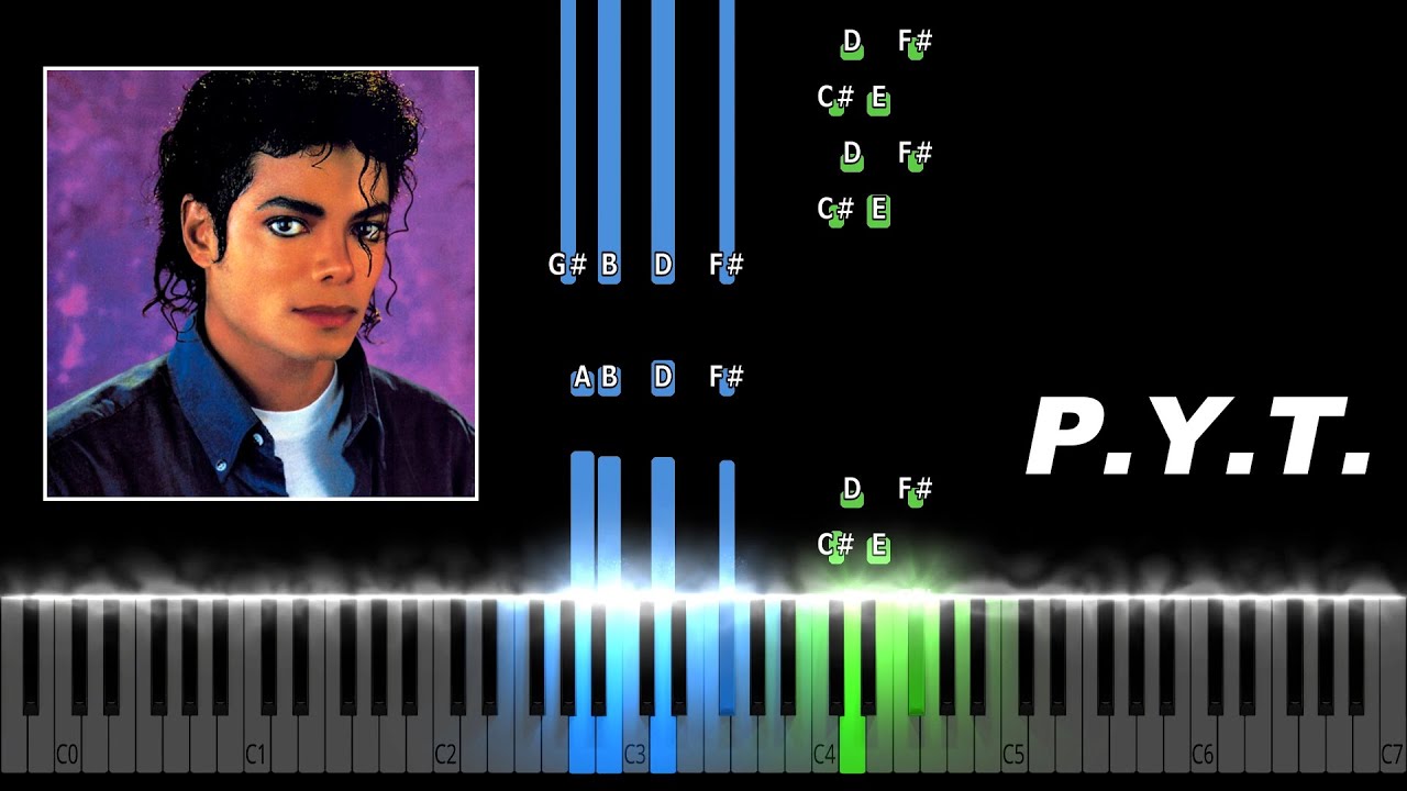 Michael Jackson - P.Y.T. (Pretty Young Thing) Piano Tutorial