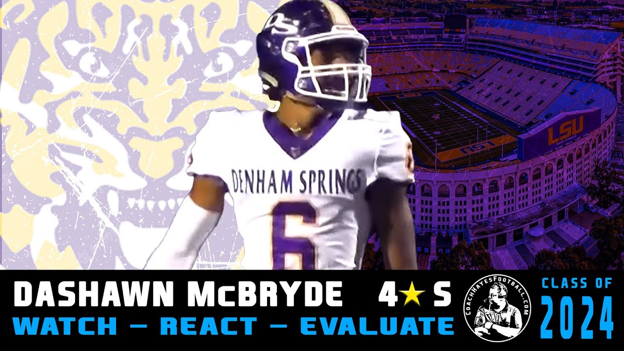 LSU 🐯 picks up a BIG TIME sleeper at SAFETY, Dashawn McBryde | #WRE24 🟡