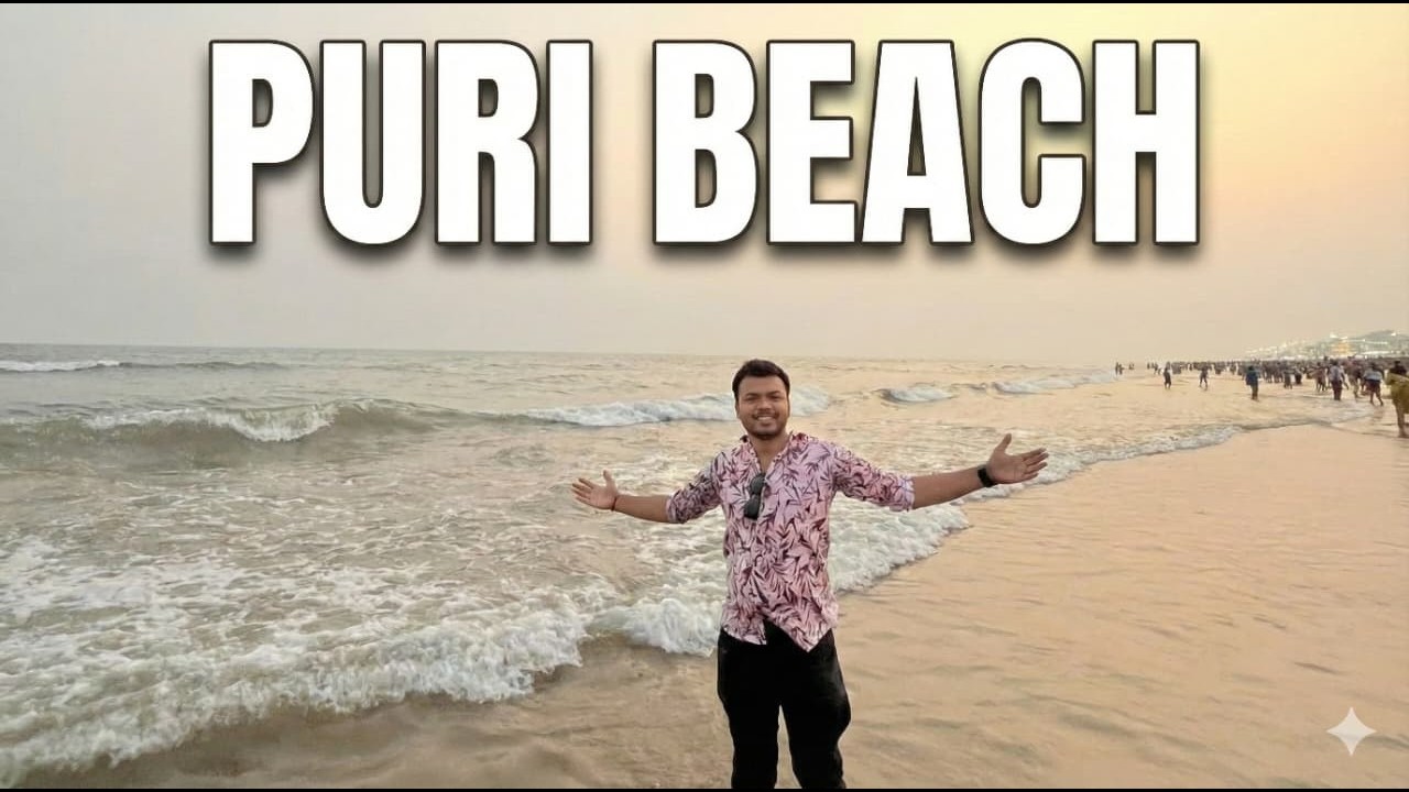 Aaj aakhri din tha apni trip ka Aur enjoy kiya puri k beaches p