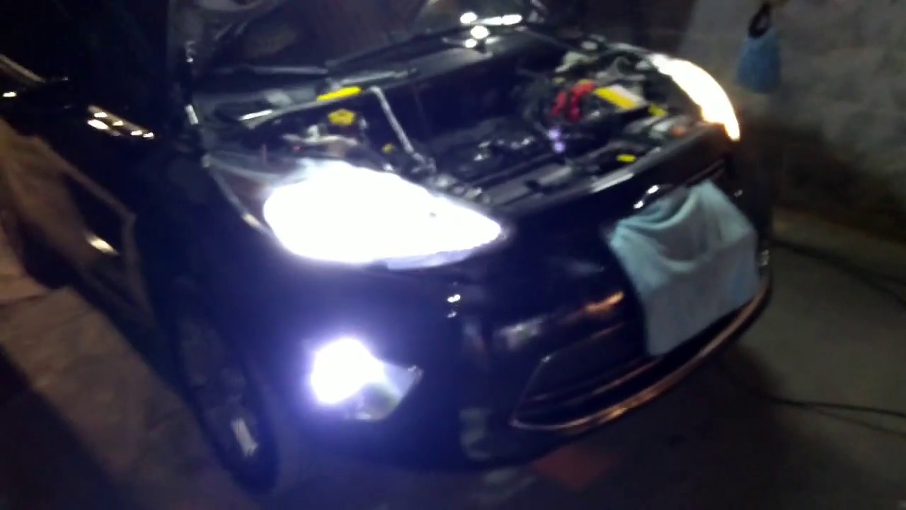 FAROL DE LED 6000K New fiesta H11b/ H11 instalação (passo a passo)
