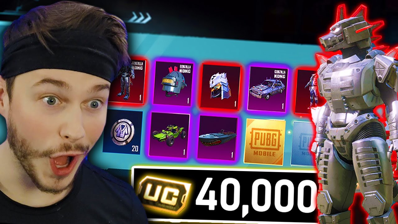 40 000 UC для МЕХА ГОДЗИЛЛЫ 🤯