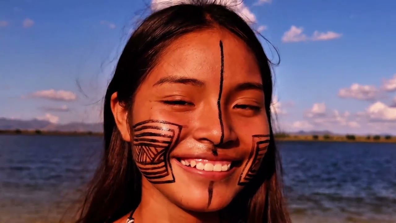 VI oficina de música e artes indígenas no lago Caracaranã.