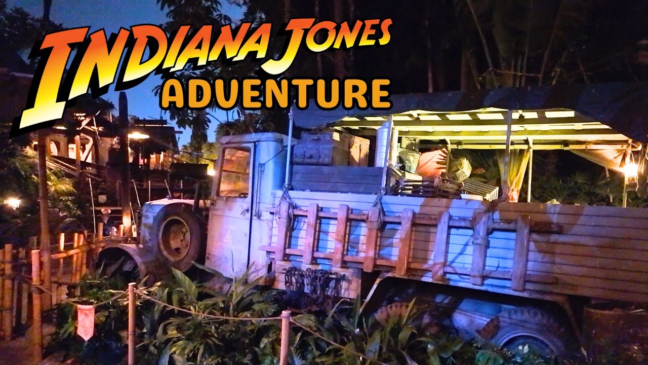 Indiana Jones Adventure Temple of the Forbidden Eye | QUEUE & RIDE | Disneyland Resort | POV 4K