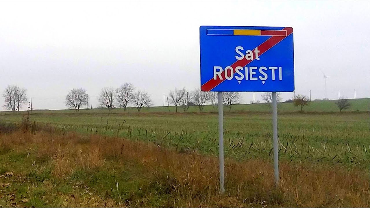 Drumul Gara Rosiesti - Vutcani pe DJ 244A Vaslui noiembrie 2022