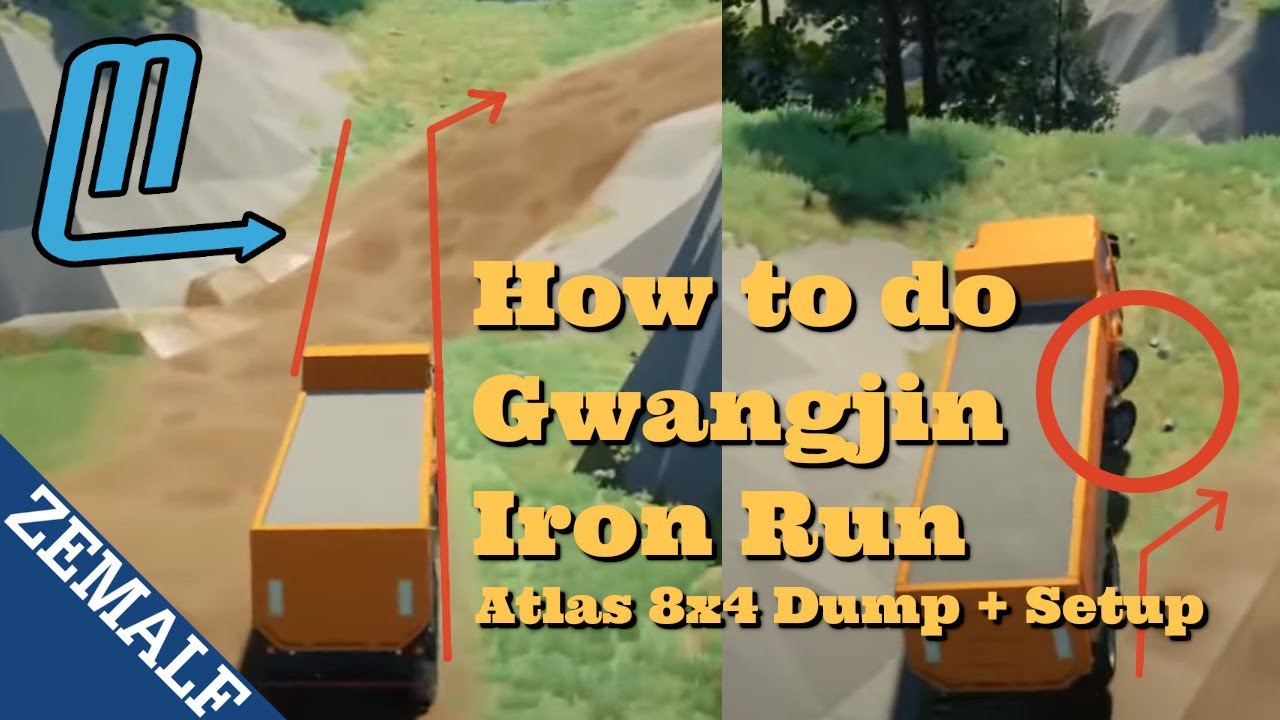 How to do iron run with Atlas Dump from Gwangjin in Motor Town | Motor Town Iron Run Guide