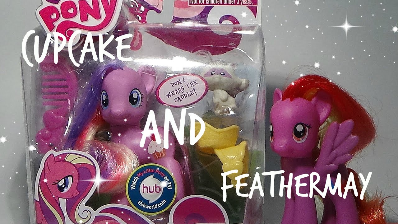 MLP Toy Review : CUPCAKE AND FEATHERMAY! | NeonBrightMLP