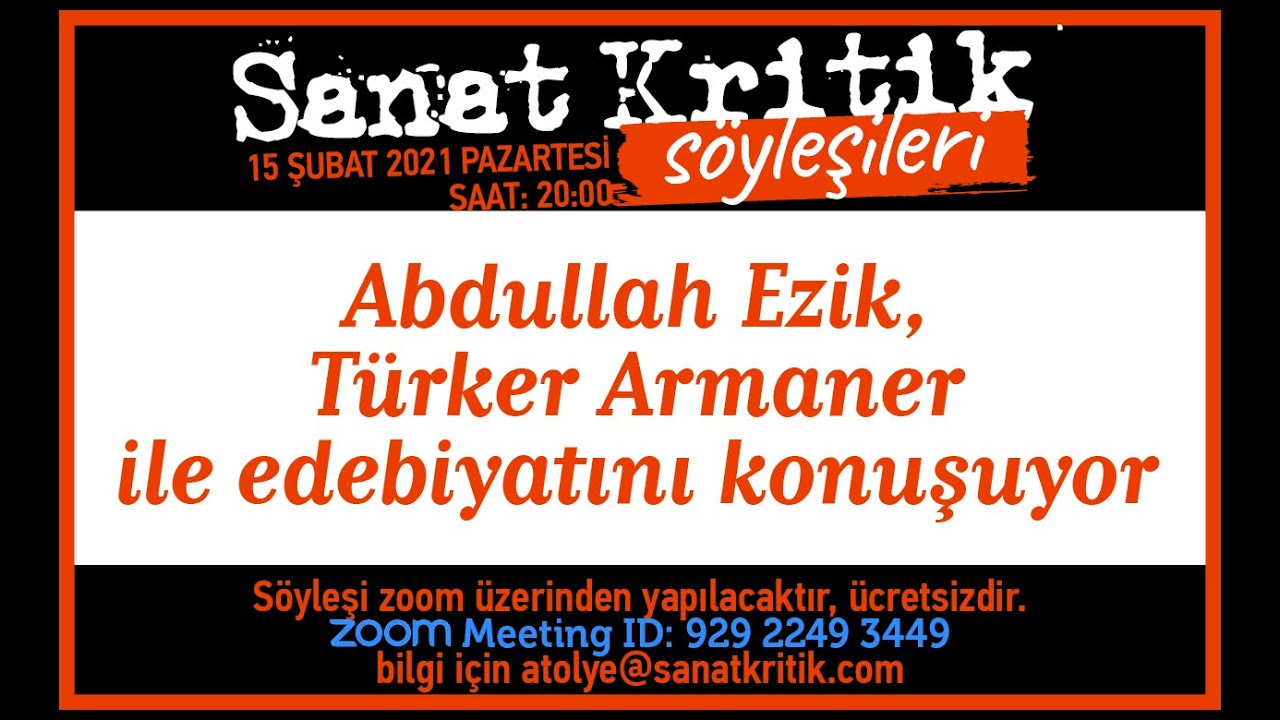 Sanat Kritik S&ouml;yleşileri: T&uuml;rker Armaner