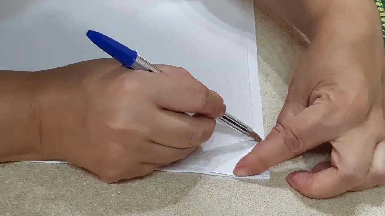 Como fazer bainha em pano de prato com canto mitrado é Artes da Mary.