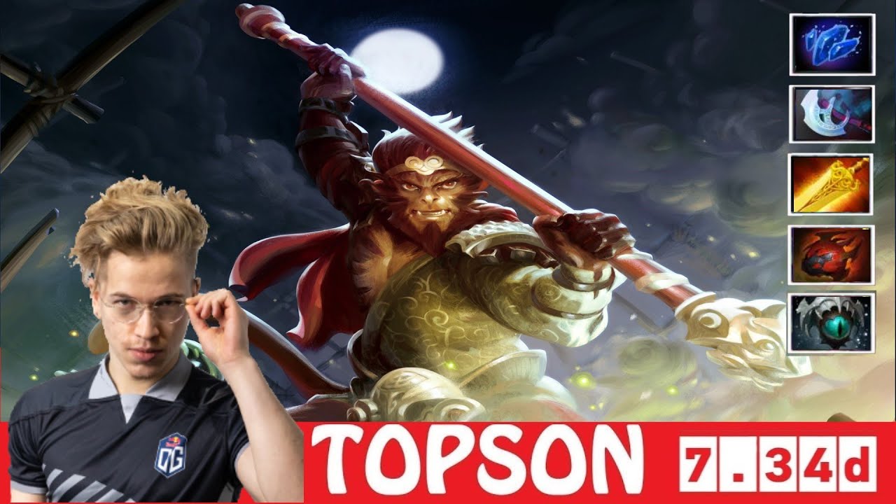 [DOTA 2] TOPSON the MONKEY KING[OFFLANE] [7.34d]