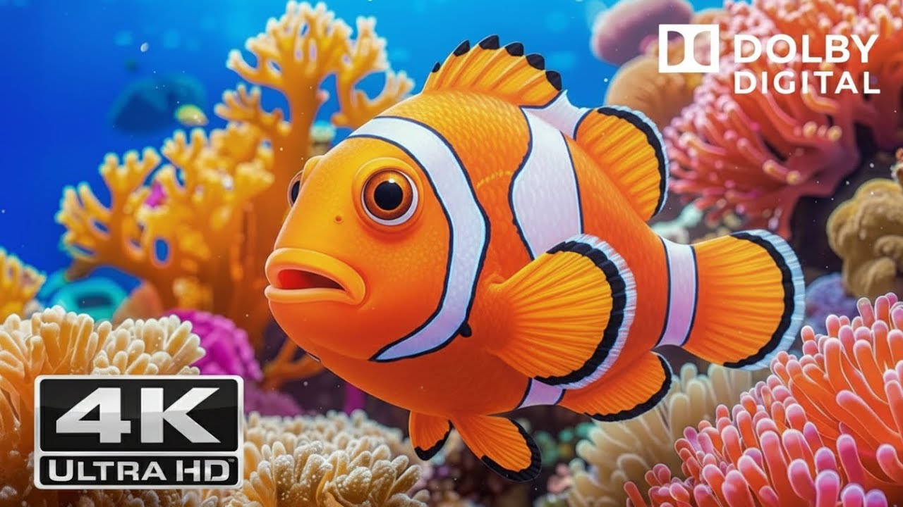 Soothing 4K Aquarium – Relaxing Ocean Fish Ambience for Sleep