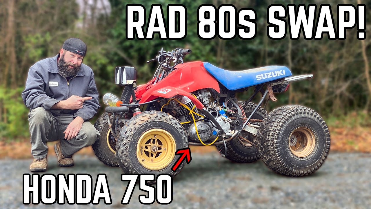 We Bought an ABANDONED 750cc Swapped 4 Wheeler! Meet the HON-DUKI!