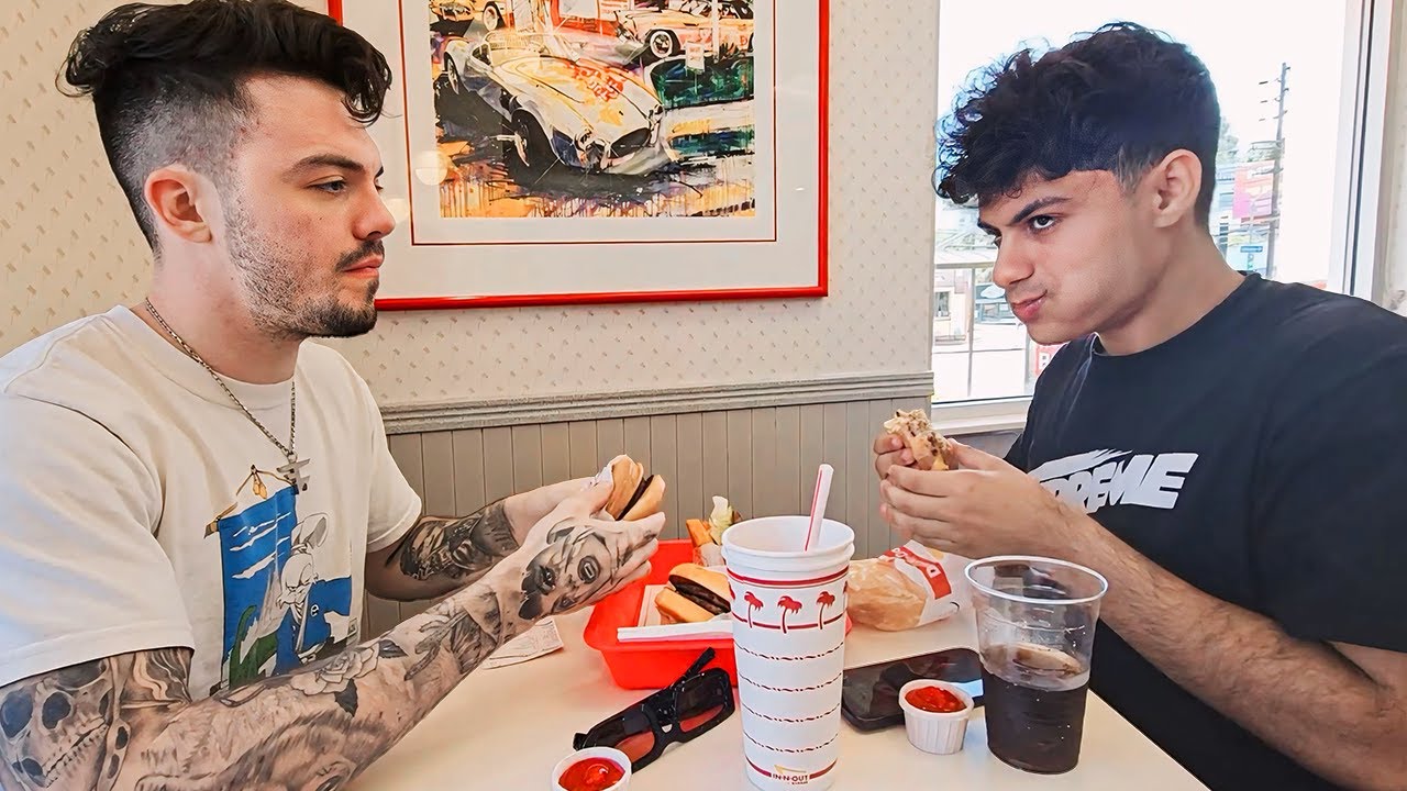 Stable Ronaldo и FaZe Adapt In-N-Out Burger MUKBANG..