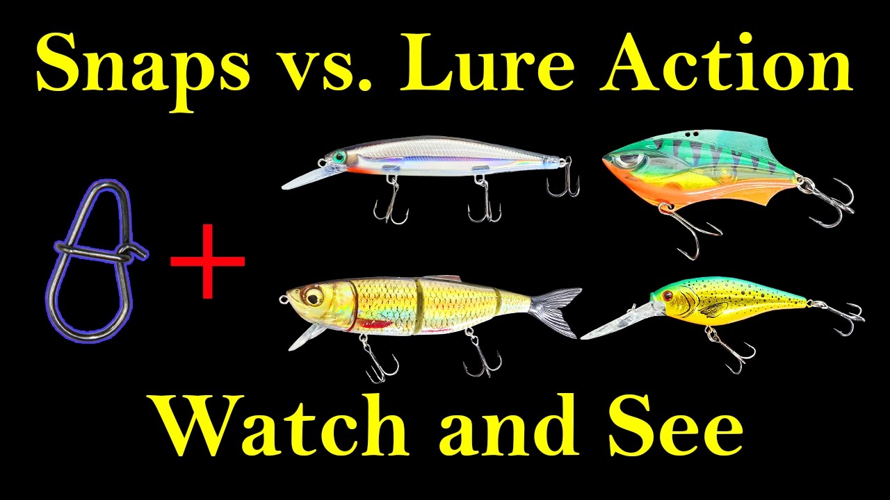 Snaps Vs. Fishing Lure Action - Underwater Comparison Results
