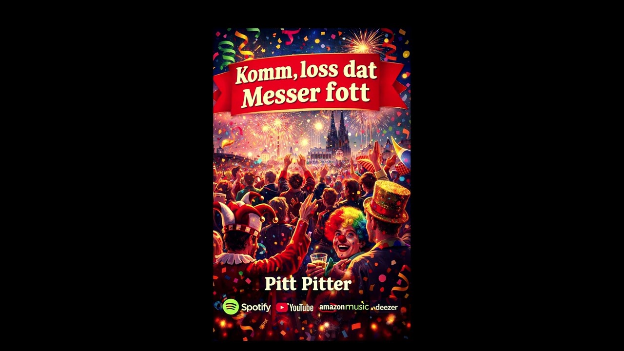 Pitt Pitter – Komm, loss dat Messer fott (Offizielles Musikvideo) #karneval #köln #karneval2026
