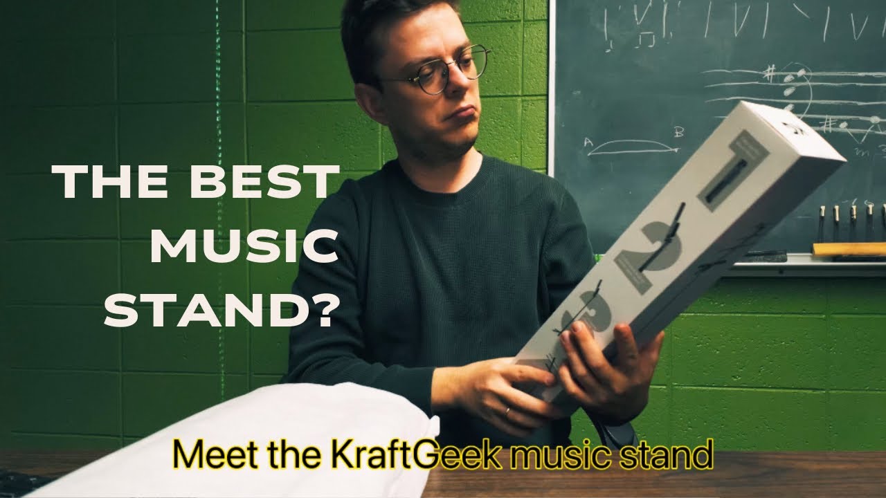 Is there a perfect music stand for the gigging musician? KraftGeek music stand first impressions